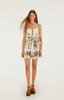 Tropi Off-White Mini Dress