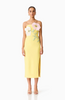 Hope Midi Dress in Yellow