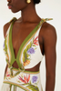 Tropical Scarf Sand Maxi Dress