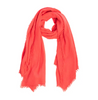 Smith Solid Cotton Fringed Scarf