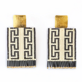 Beaded Handwoven Guajira Square Earrings