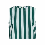 Crop Top in Dunlin Stripes