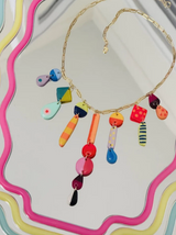 Colorful Drop Necklace