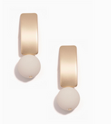 Resin Bead Drop Earring