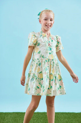 Merritt Dress Kids Garden Rose Peony