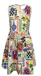 June Dress Kids Coastal Conversation