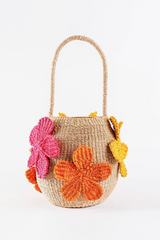 Paradiso Bag in "Noon", Handwoven Beach Bucket Bag
