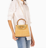 Capri Handbag-Natural Gold