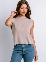 Betty Top in Camel