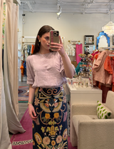 Garnet Top in Pale Violet