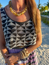 Classic Seed Necklace Golden Hour