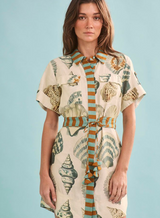 Nicole Dress Somers Shell Cream