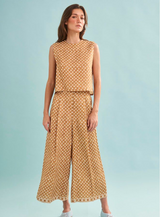 Cunningham Pant Coconut Sand Dot