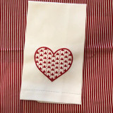 Herend Heart Huck Towel