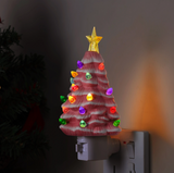 Christmas Tree Night Light Pink