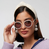 Mother of Pearl Downtown Aviator Sunglasses