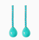 Turquoise Swingy Statement Earrings