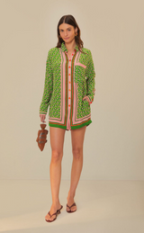 Mixed Cashew Scarf Romper