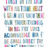 Scripture Verse on Paper