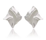 Crinkle Cut Statement Earrings