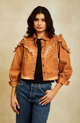 Jocelyn Jacket in Carmel Washed Denim