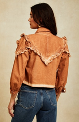 Jocelyn Jacket in Carmel Washed Denim