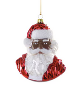 Vintage Santa Red Ornament