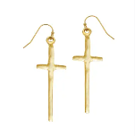 Tall Cross Earrings