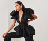 Willem Top in Black