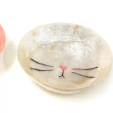3" Mini Capiz Bowl w/ Bunny Nose