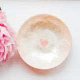 3" Mini Capiz Bowl w/ Heart