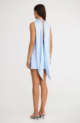 Lucille Halter Dress in Ice Blue
