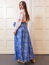 Vanilla Skirt in Blue Ikat