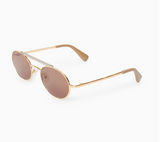 Gold Anaheim Aviator Sunglasses
