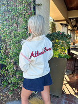 Braves Quarter Zip Cotton Sweatshirt
