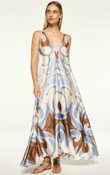 Notta Dress in Swans All Over