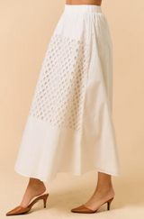 Janie Eyelet Skirt