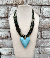 Resin Bandana Statement Necklace