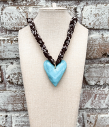 Resin Bandana Statement Necklace