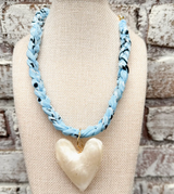 Resin Bandana Statement Necklace