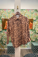 Over Sized Blouse in Brown Leopard