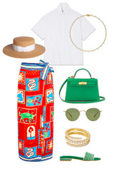 Paloma Wrap Skirt in Sata Fe