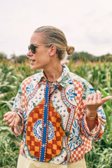 Clarke Shirt in Sundance Tile