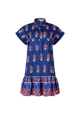 Addison Dress in Fall Floral Navy