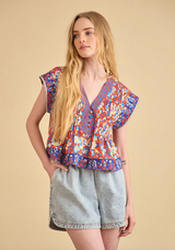 Lola Top in Tapestry Floral