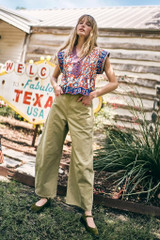 Lola Top in Tapestry Floral