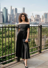 Stockton 90's Dress in Black