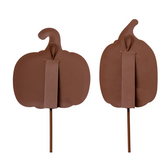 Bow Pumpkins Set of Two