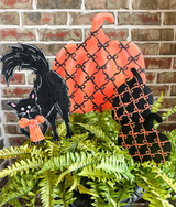 Bow Pumpkins Set of Two