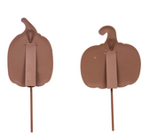 Bow Pumpkins Set of Two